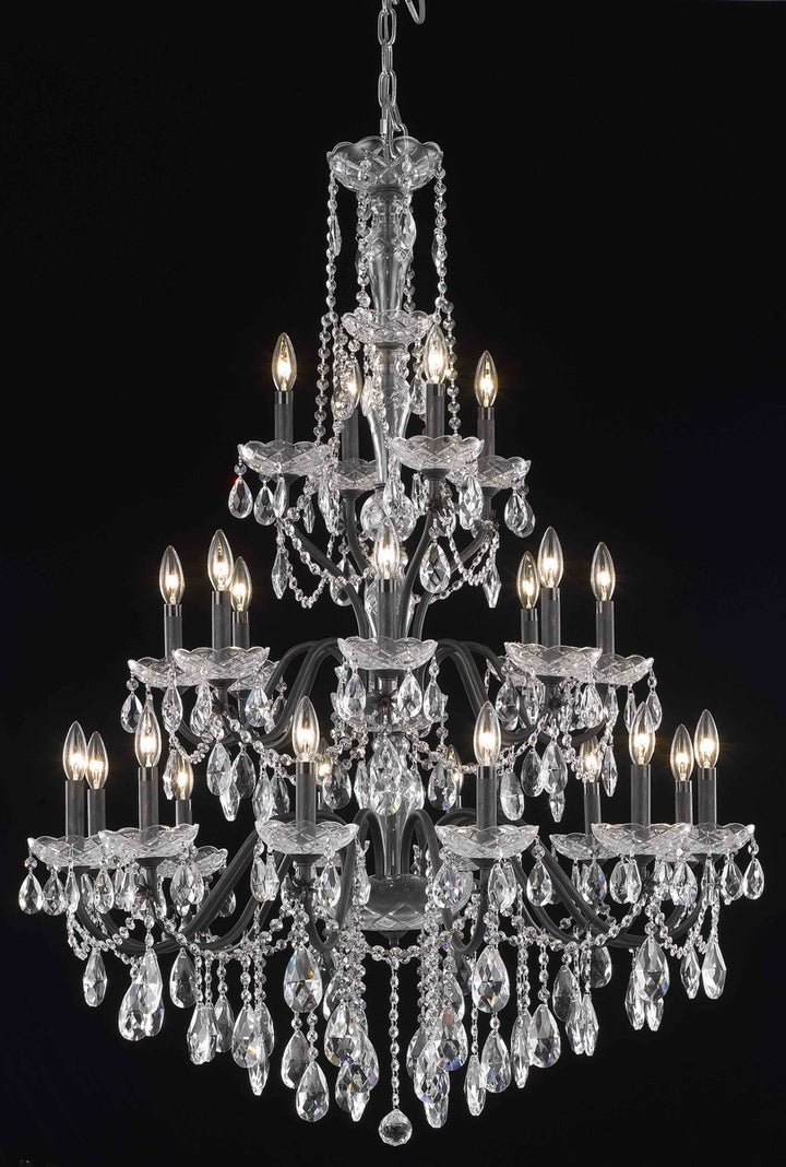 Elegant St. Francis 2016G36DB/RC Chandelier Light - Dark Bronze