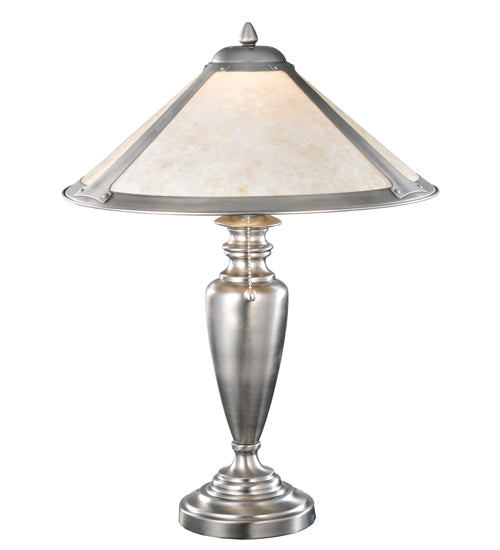 Meyda Tiffany Lighting 66401 Van Erp One Light Table Lamp Lamp Pewter, Nickel, Silver