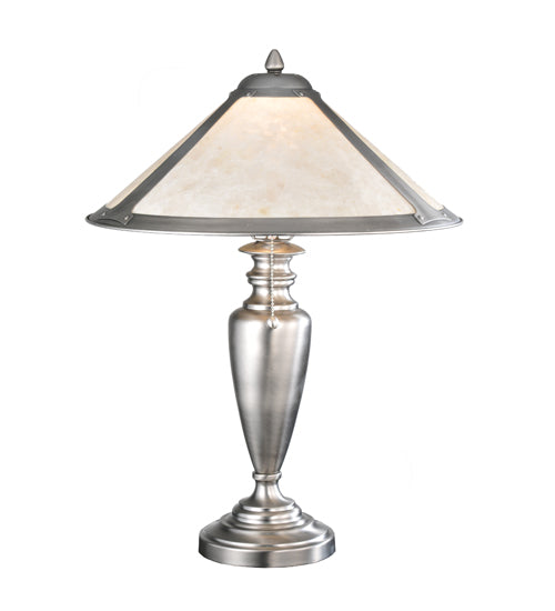 Meyda Tiffany Lighting 66401 Van Erp One Light Table Lamp Lamp Pewter, Nickel, Silver