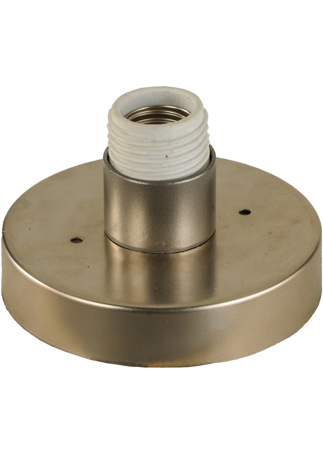 Meyda Tiffany Lighting 107707 Ronde One Light Table Base Hardware Utility Light Pewter, Nickel, Silver