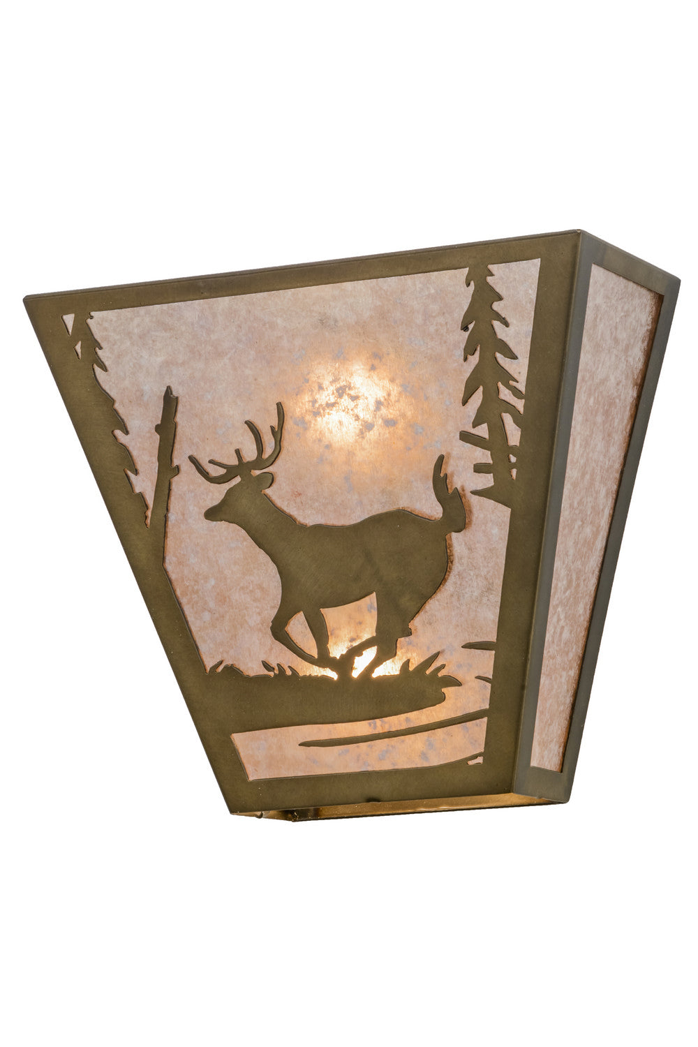 Meyda Tiffany Deer Creek 108531 Wall Light - Antique Copper