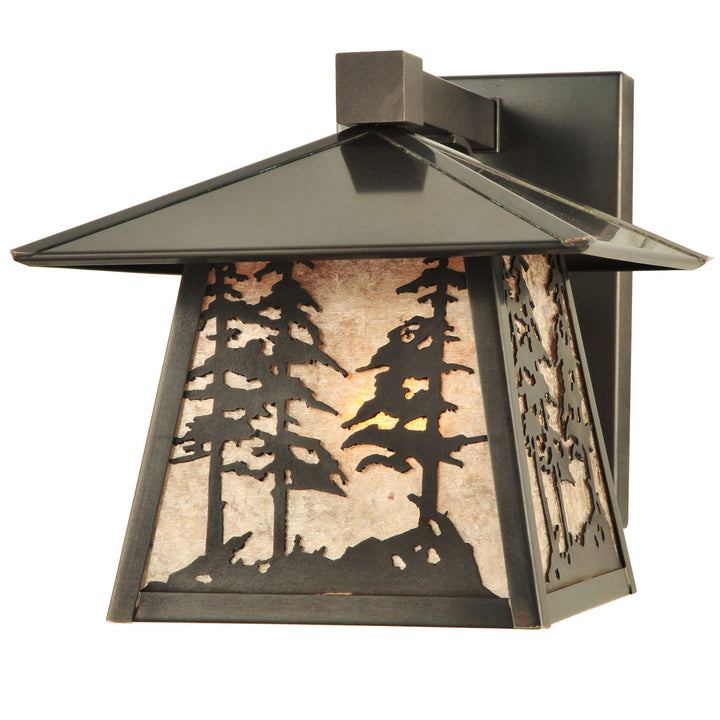 Meyda Tiffany Lighting 111694 Stillwater One Light Wall Sconce Outdoor Bronze / Dark