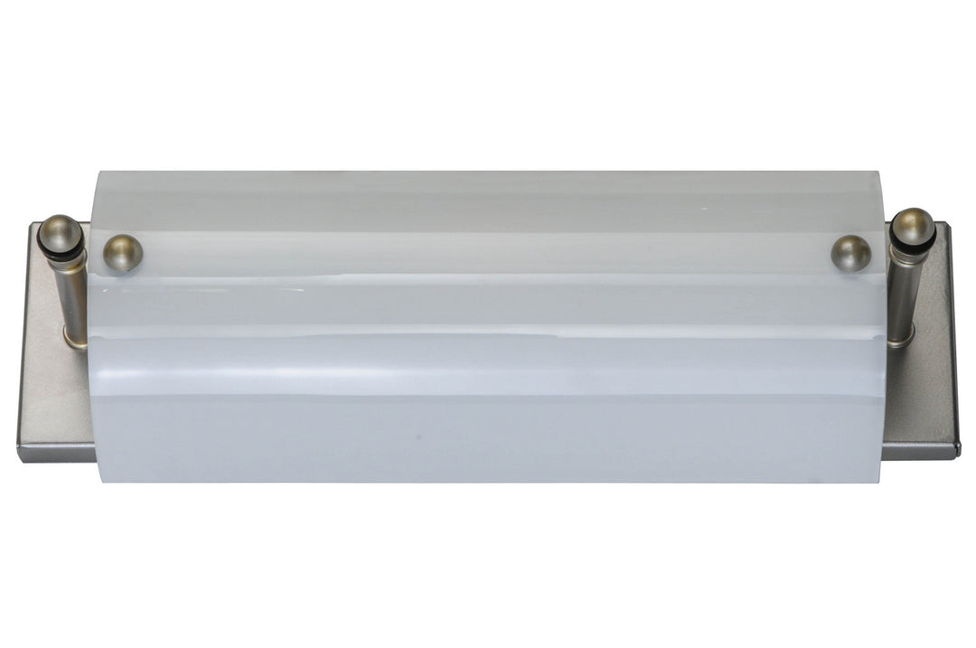 Meyda Tiffany Wallis 112111 Bath Vanity Light 15 in. wide - Nickel