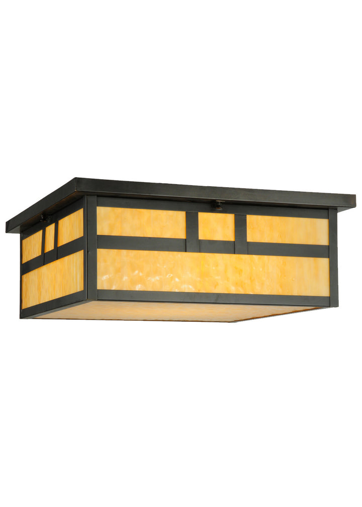 Meyda Tiffany Hyde Park 113493 Ceiling Light - Craftsman Brown