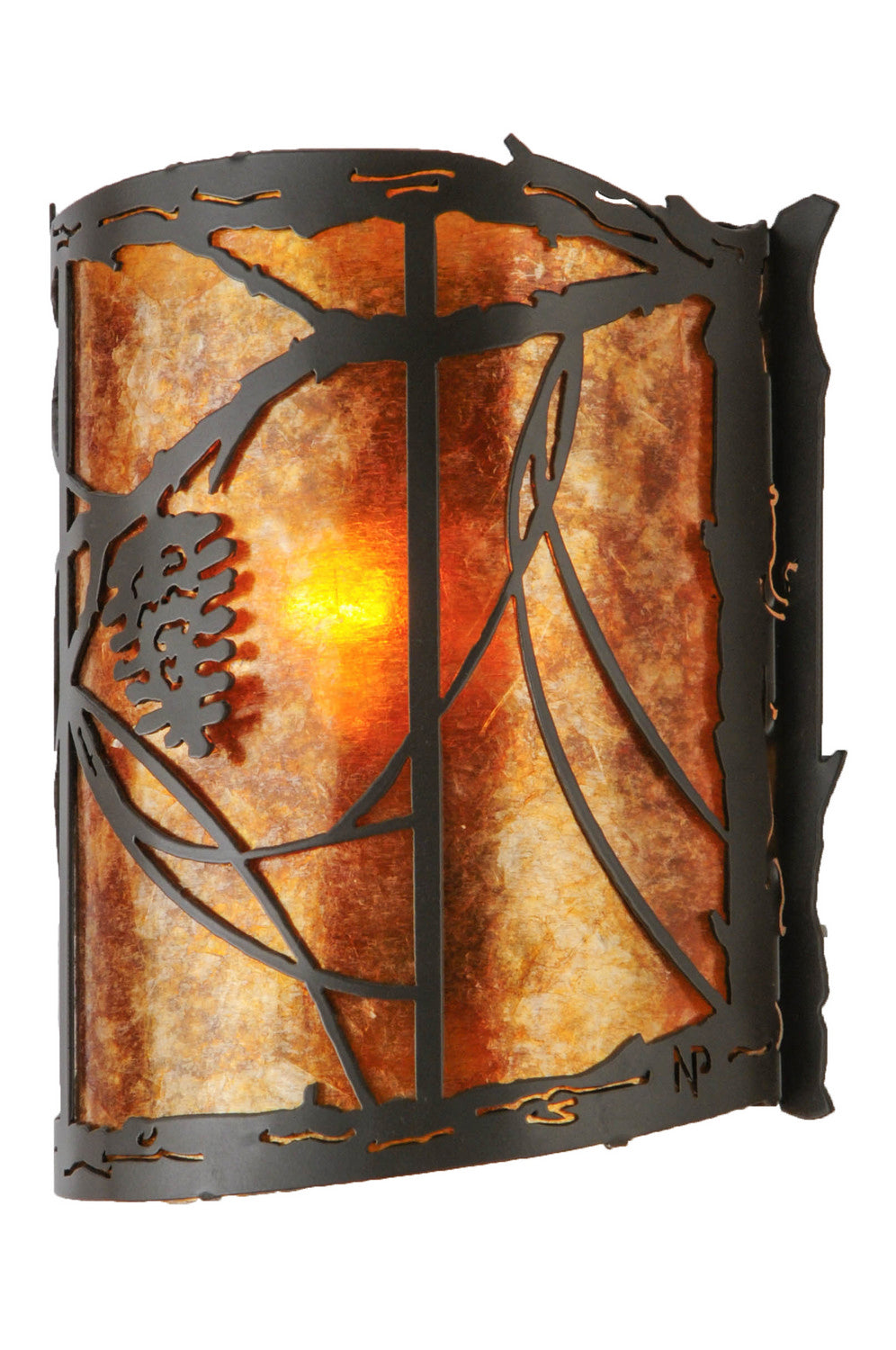 Meyda Tiffany Whispering Pines 114446 Wall Light - Timeless Bronze