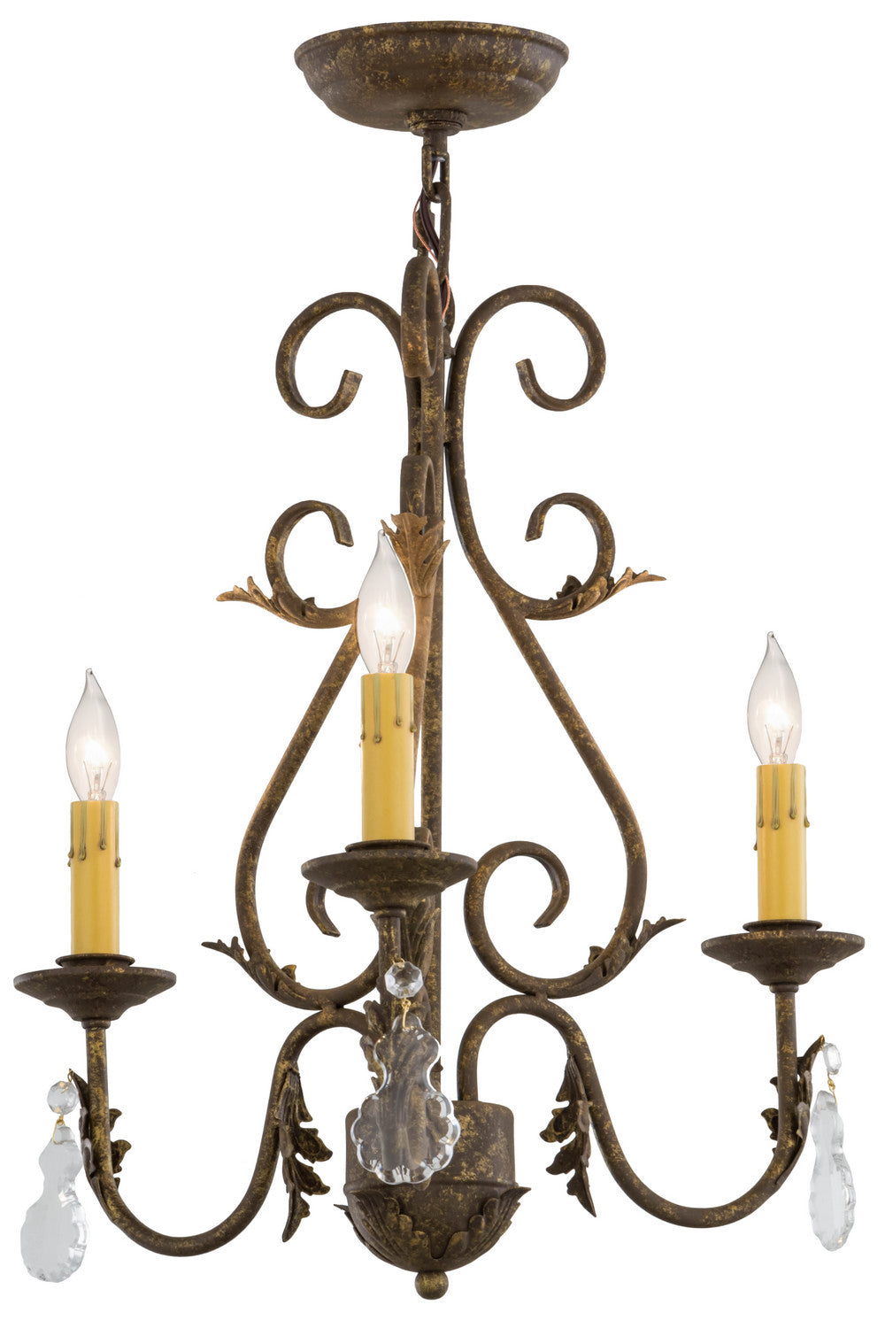 Meyda Tiffany French Elegance 115925 Chandelier Light - Timeless Bronze