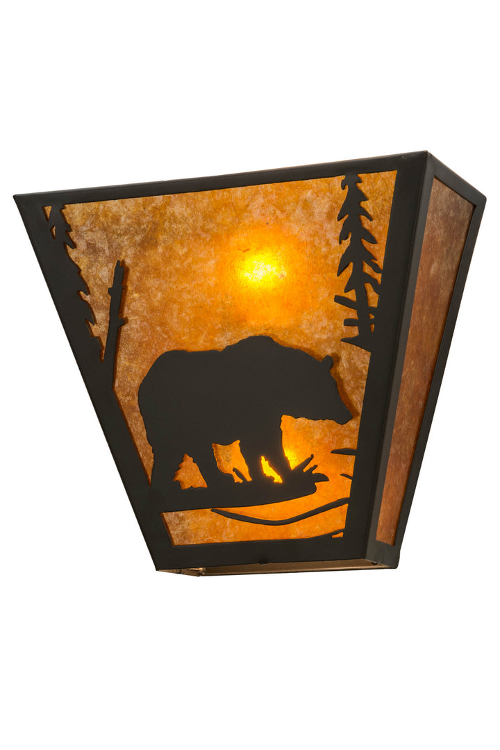 Meyda Tiffany Bear Creek 116311 Wall Light - Timeless Bronze