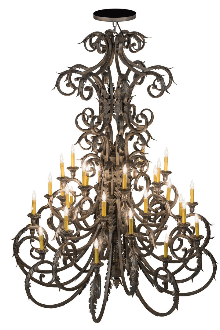 Meyda Tiffany Serratina 116521 Chandelier Light - French Bronzed