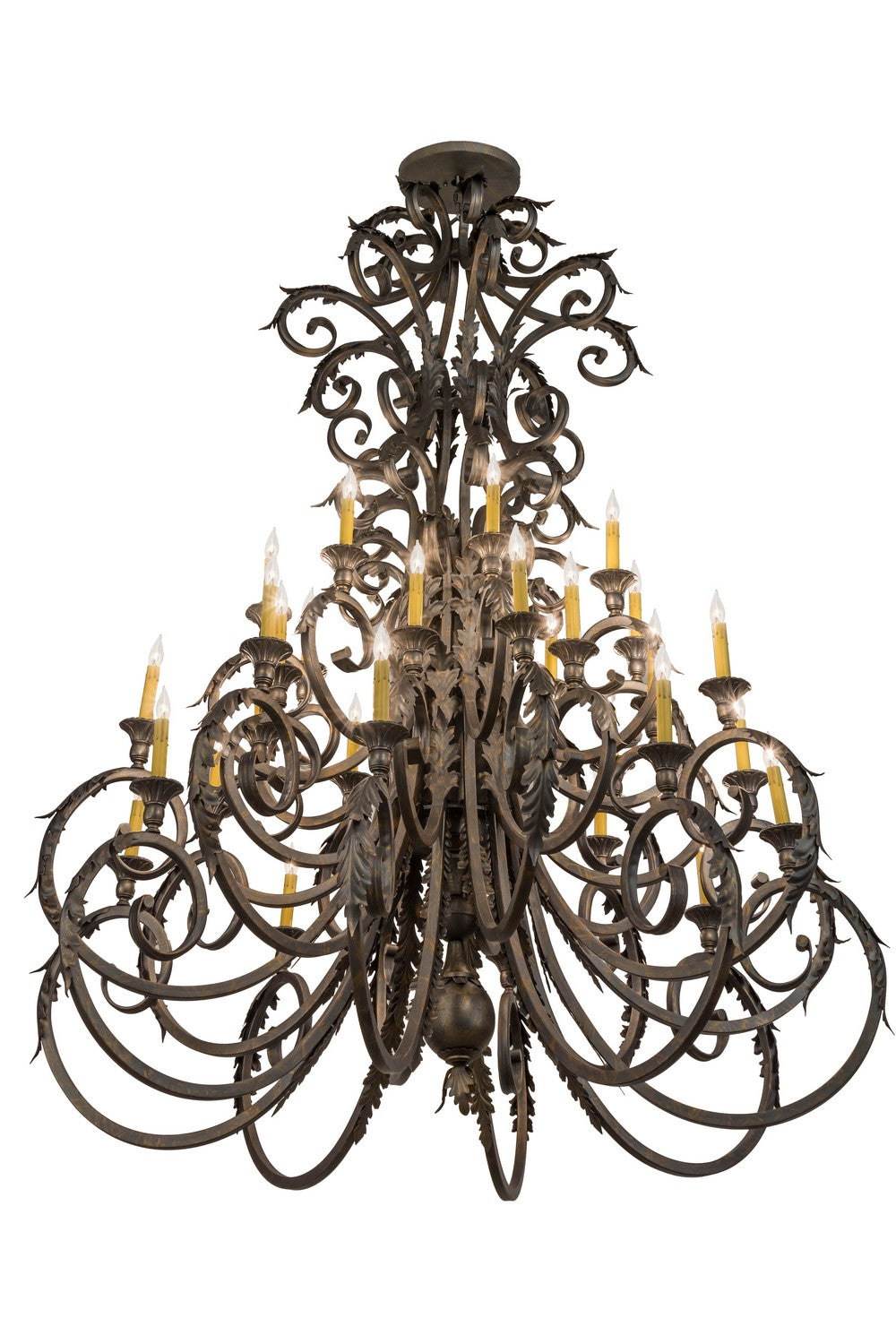Meyda Tiffany Serratina 116521 Chandelier Light - French Bronzed