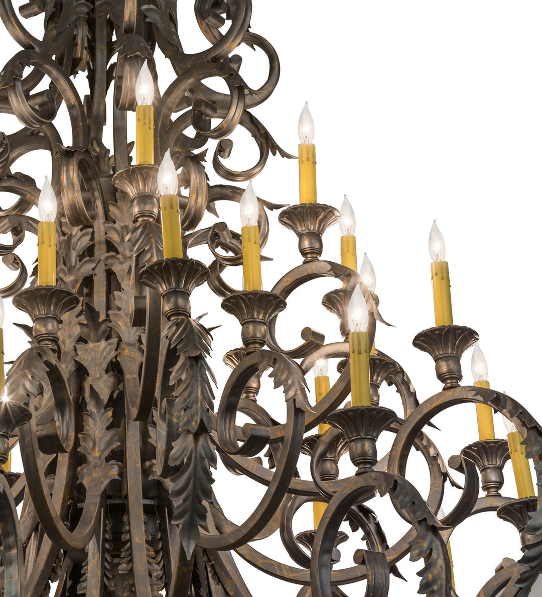 Meyda Tiffany Serratina 116521 Chandelier Light - French Bronzed