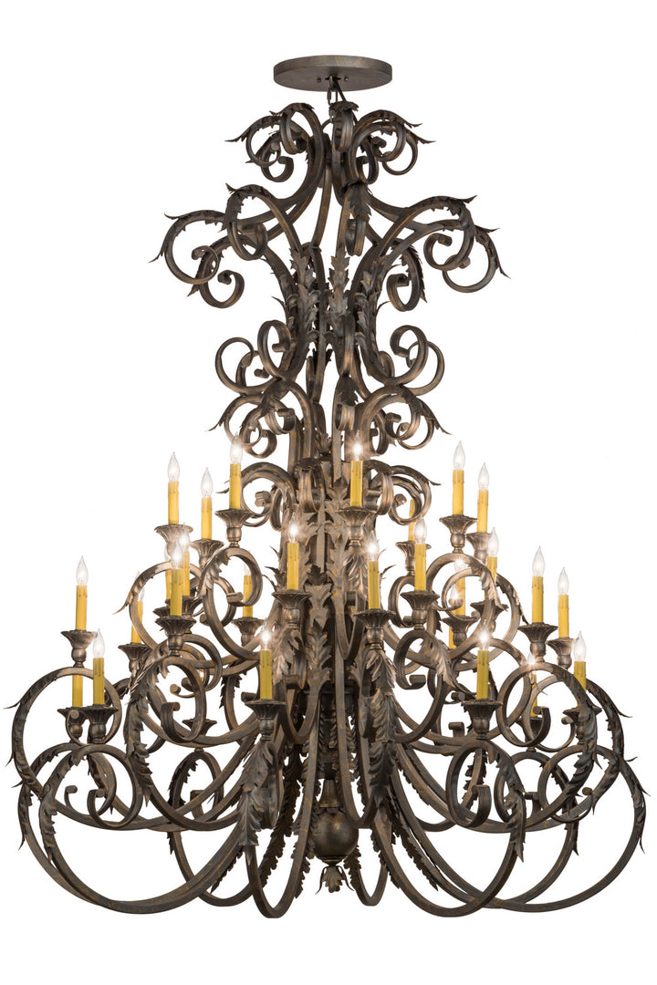 Meyda Tiffany Serratina 116521 Chandelier Light - French Bronzed