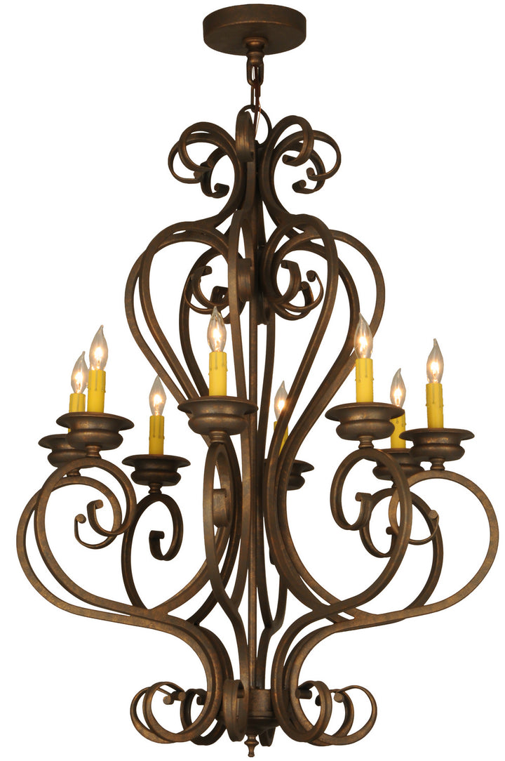 Meyda Tiffany Fernando 117683 Chandelier Light - French Bronze
