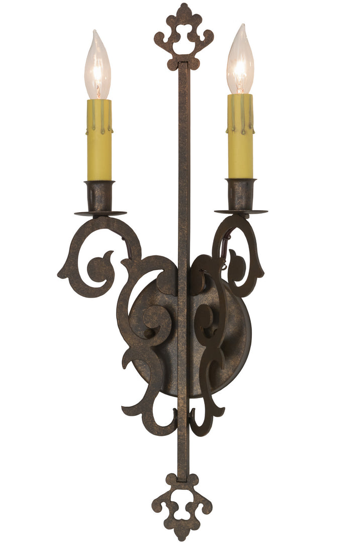 Meyda Tiffany Aneila 117925 Wall Light - Mahogany Bronze