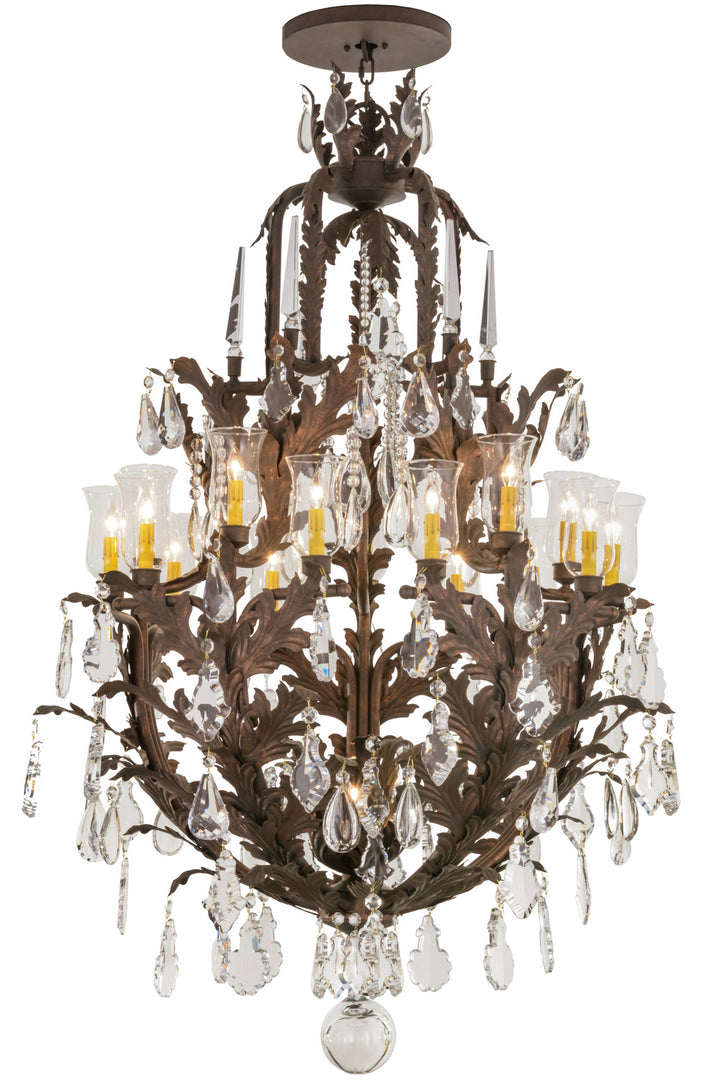Meyda Tiffany French Baroque 120332 Chandelier Light - Nickel