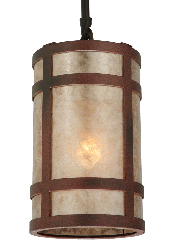 Meyda Tiffany Black Dog 132053 Pendant Light - Red Rust, Wrought Iron