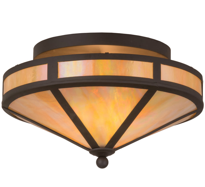 Meyda Tiffany Craftsman 132446 Ceiling Light - Oil Rubbed Bronze