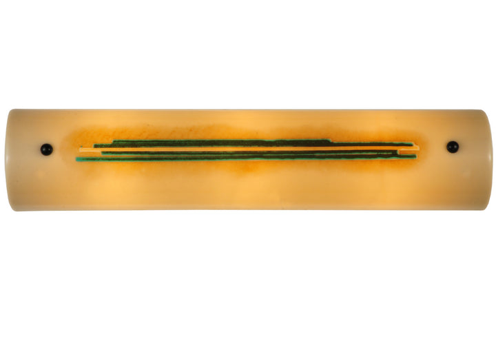 Meyda Tiffany Metro Fusion 133485 Bath Vanity Light 24 in. wide - Rust