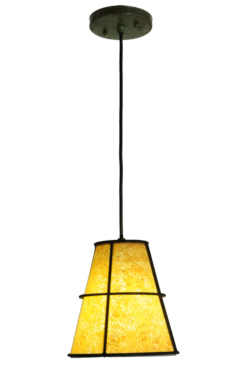 Meyda Tiffany Cilindro 135678 Pendant Light - Weathered Brass, Custom