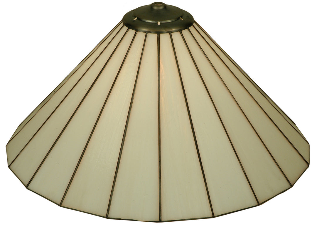 Meyda Tiffany Lighting 135955 Duncan Shade Lamp Shade White