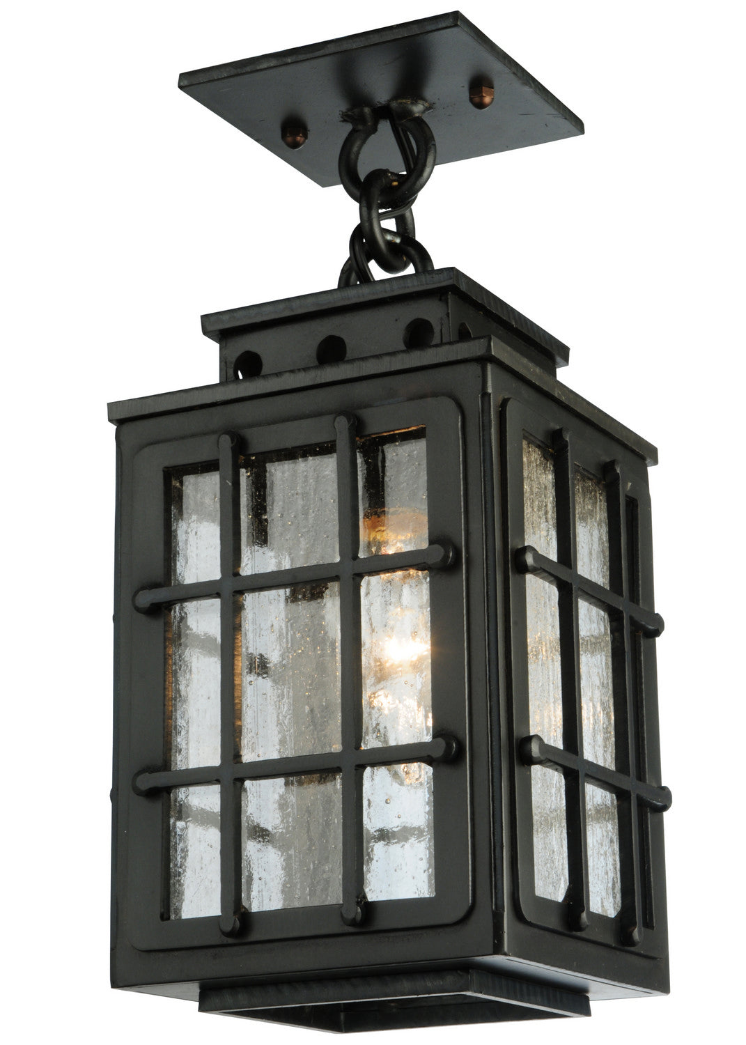 Meyda Tiffany Lighting 136040 Pontrefract One Light Pendant Outdoor Bronze / Dark