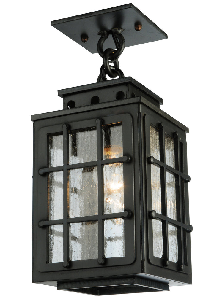 Meyda Tiffany Lighting 136040 Pontrefract One Light Pendant Outdoor Bronze / Dark