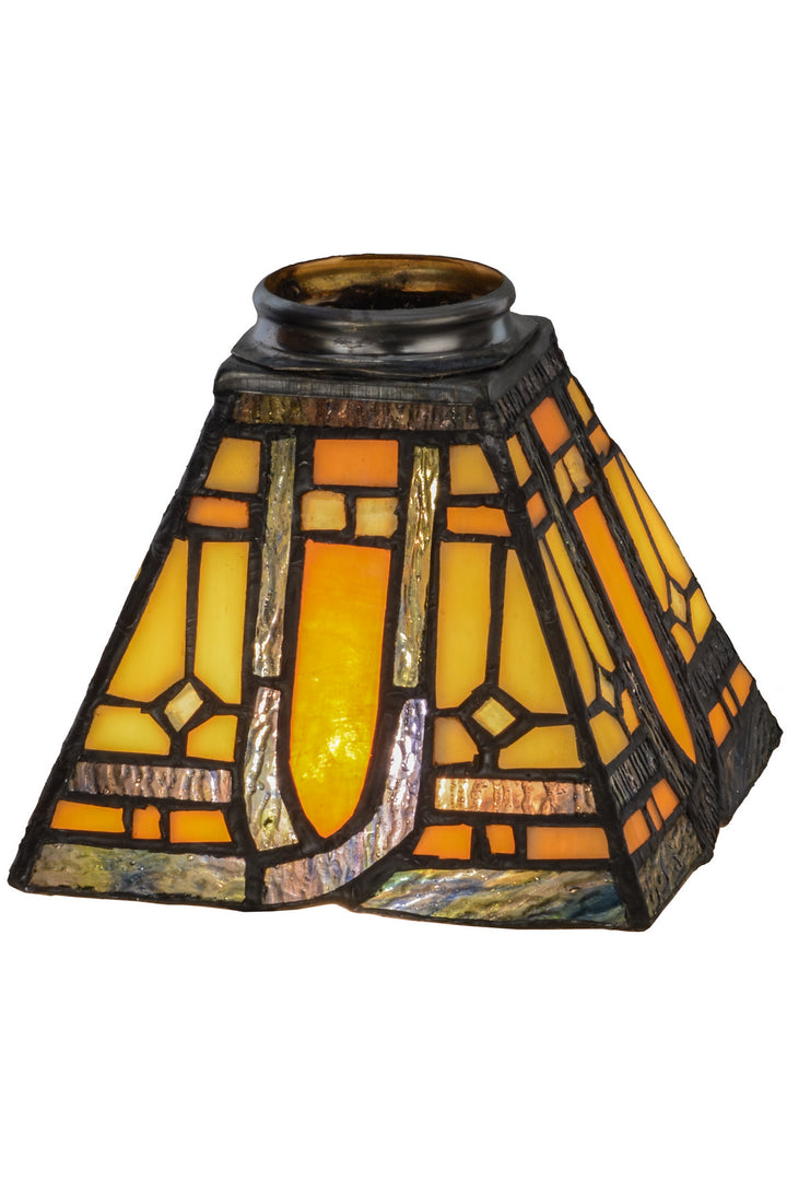 Meyda Tiffany Lighting 137959 Sierra Prairie Mission Shade Lamp Shade Bronze / Dark