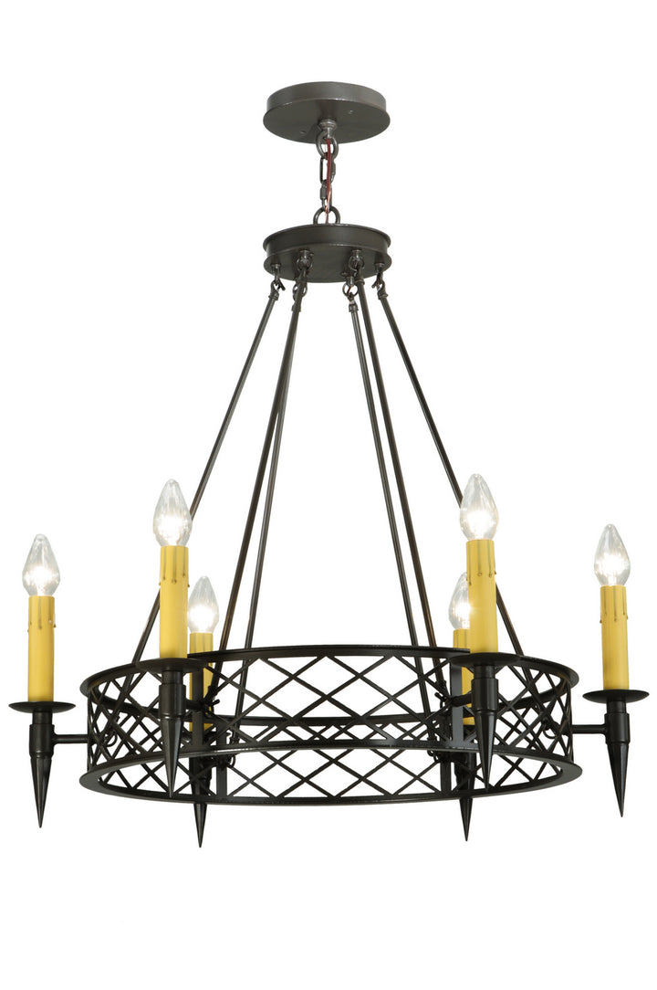 Meyda Tiffany Topridge 139014 Chandelier Light - Timeless Bronze