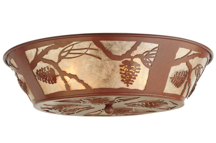Meyda Tiffany Whispering Pines 141946 Ceiling Light - Rust