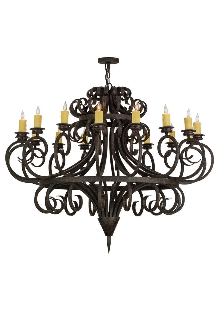 Meyda Tiffany Symen 151204 Chandelier Light - Coffee Bean