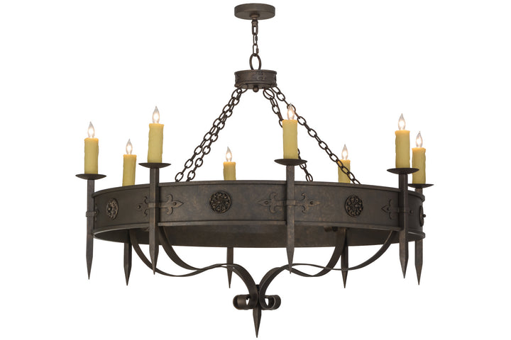 Meyda Tiffany Calandra 151522 Chandelier Light - Rust