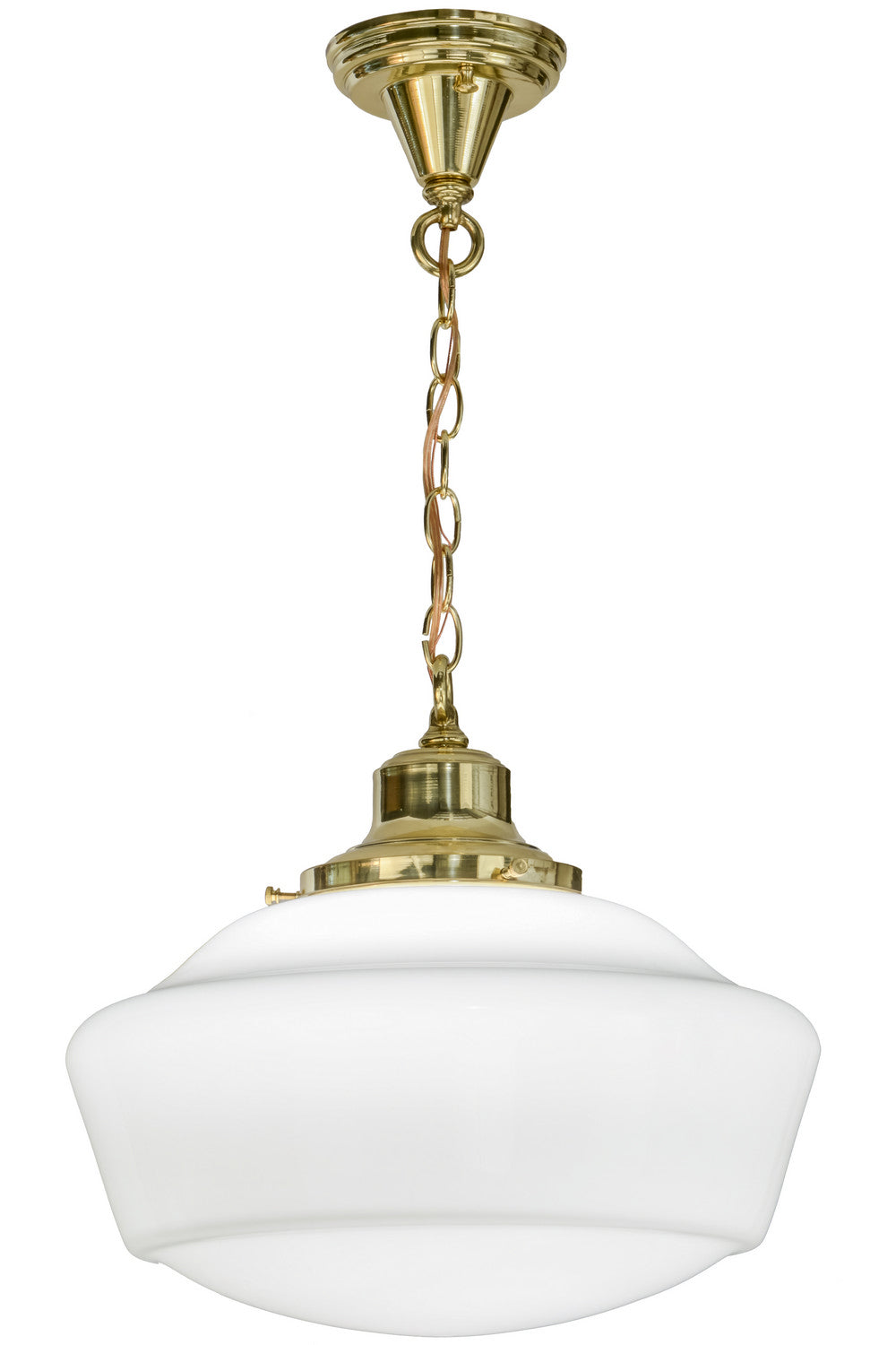 Meyda Tiffany Revival 151550 Pendant Light - Polished Brass