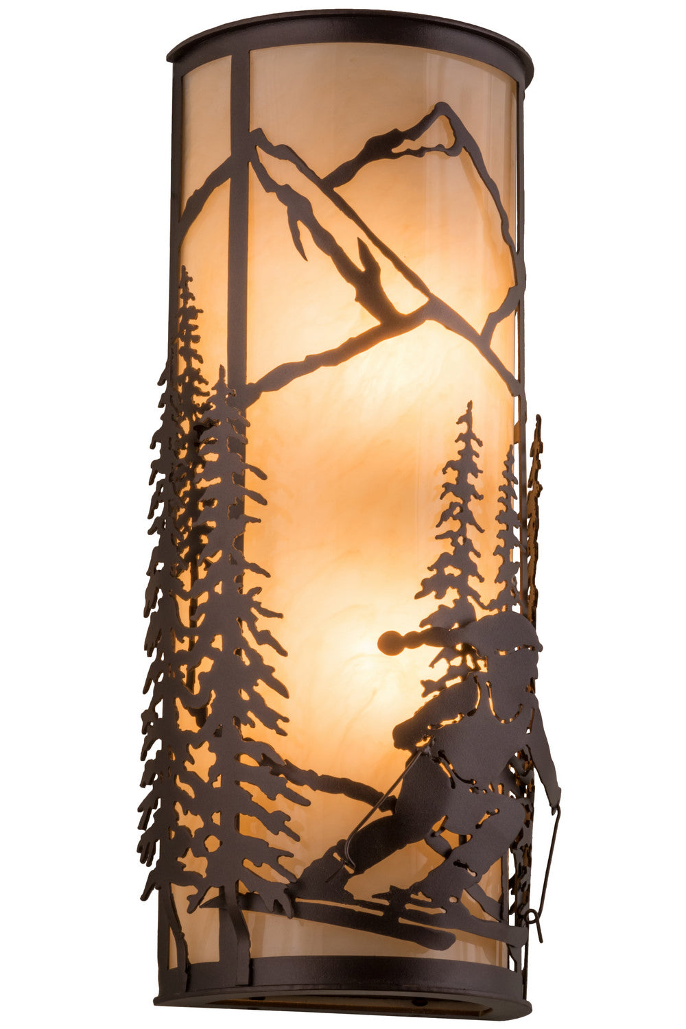 Meyda Tiffany Alpine 151915 Wall Light - Mahogany Bronze