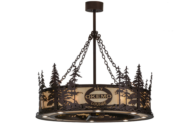 Meyda Tiffany Personalized 151925 Chandelier Light - Mahogany Bronze