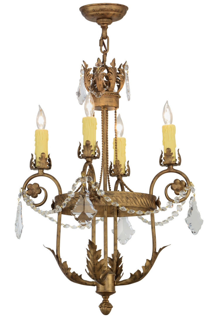 Meyda Tiffany Antonia 152132 Chandelier Light - Vintage Copper