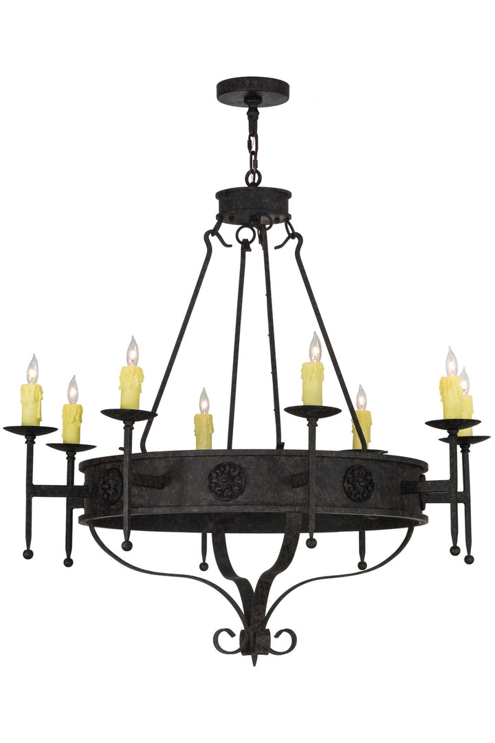 Meyda Tiffany Lorenzo 152245 Chandelier Light - Timeless Bronze