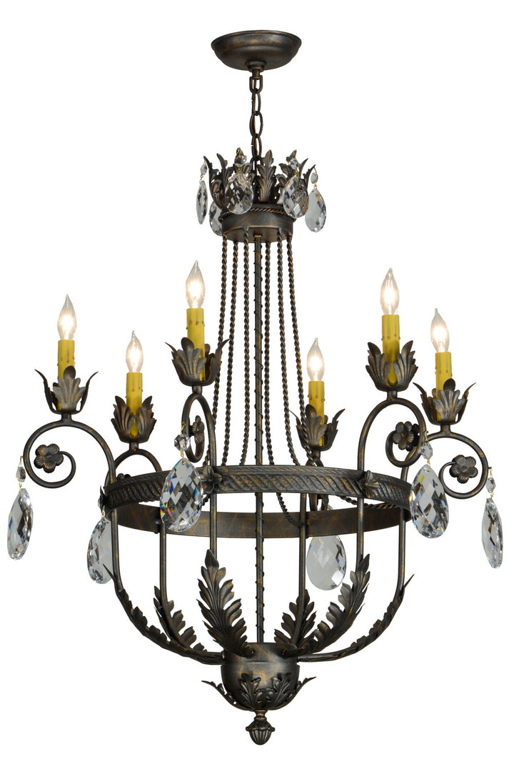 Meyda Tiffany Antonia 152252 Chandelier Light - French Bronzed