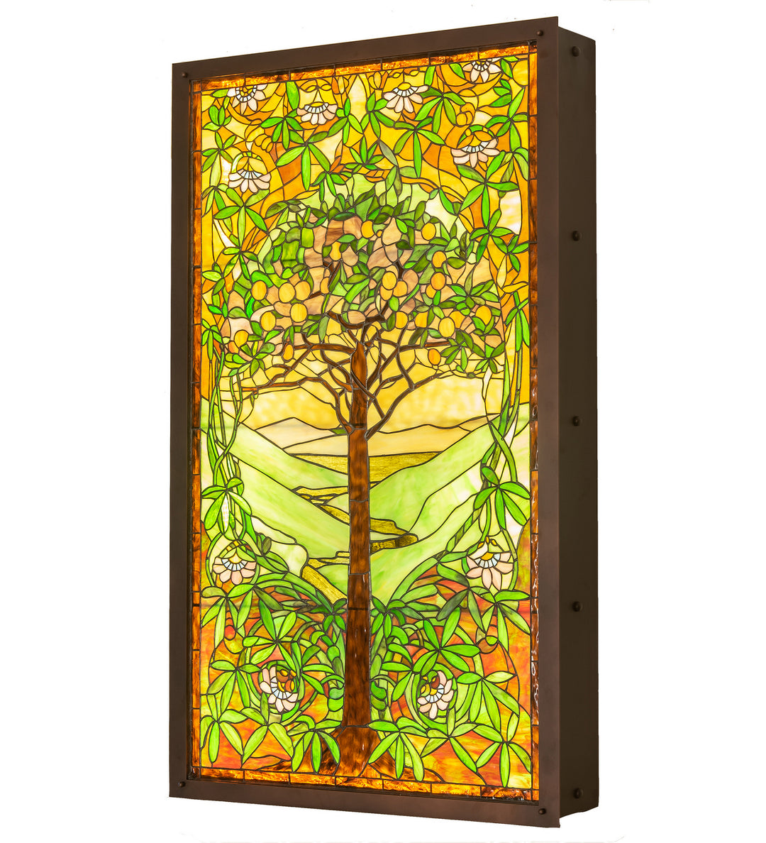 Meyda Tiffany Tiffany Tree Of Life 152459 Wall Light - Mahogany Bronze