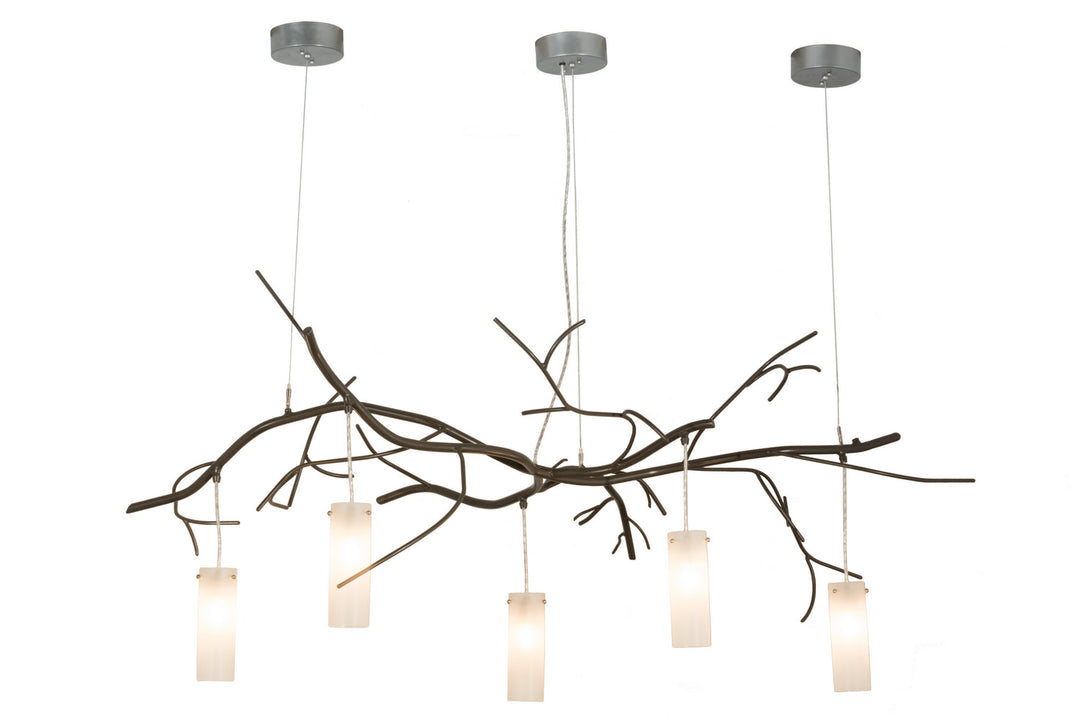 Meyda Tiffany Winter Solstice 152967 Pendant Light - Nickel, Timeless Bronze