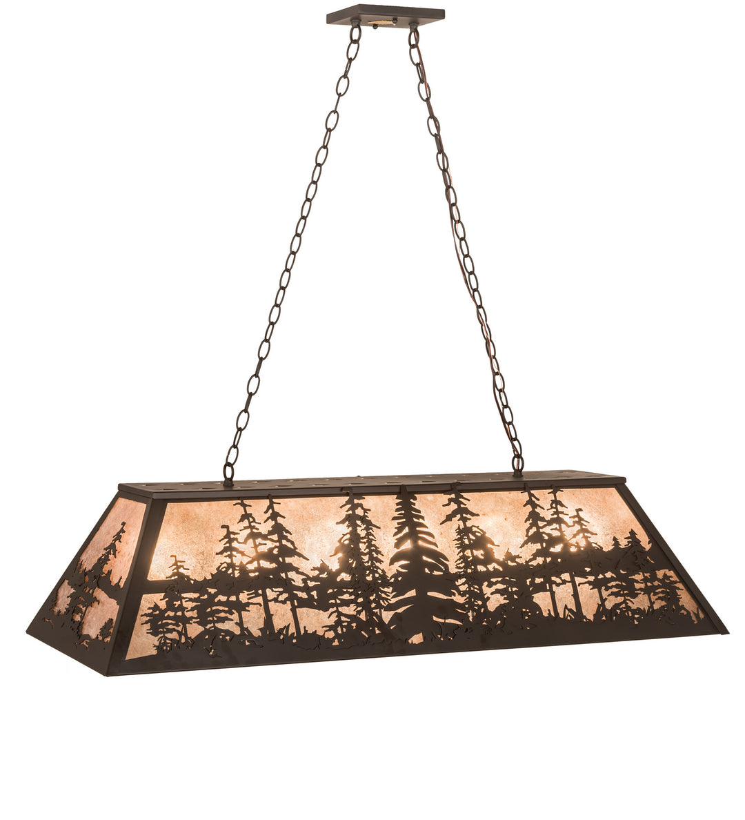 Meyda Tiffany Tall Pines 153038 Pendant Light - Oil Rubbed Bronze