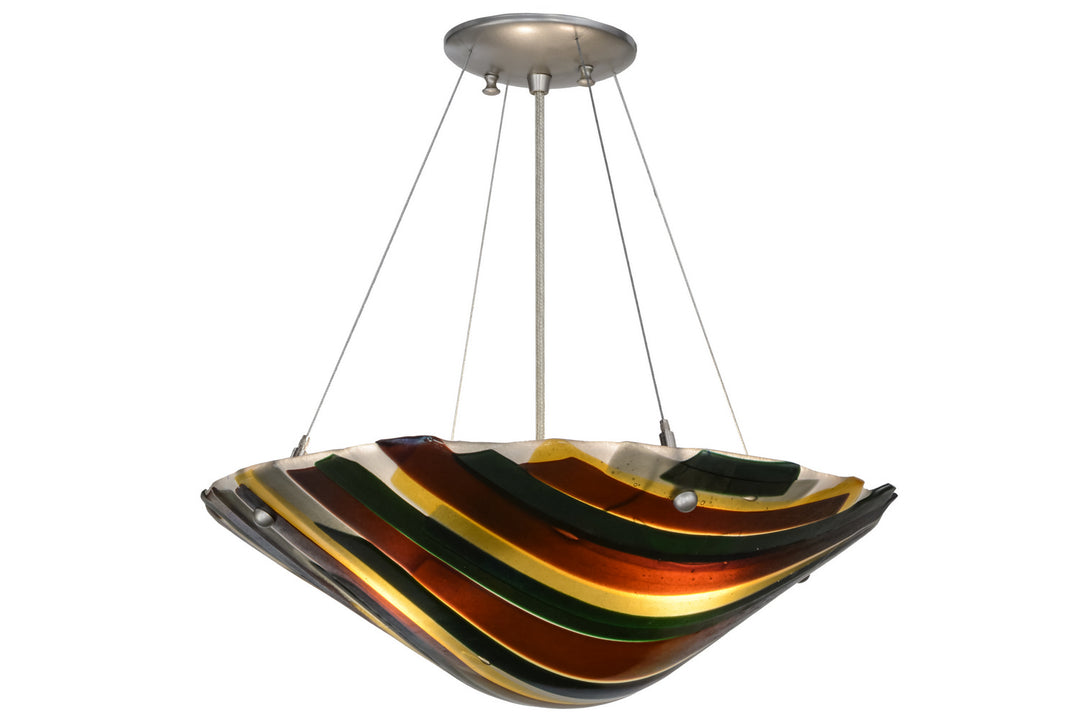 Meyda Tiffany Metro Fusion 153184 Ceiling Light - Nickel