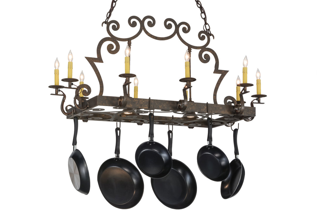 Meyda Tiffany Tourelle 153216 Pendant Light - Gilded Tobacco