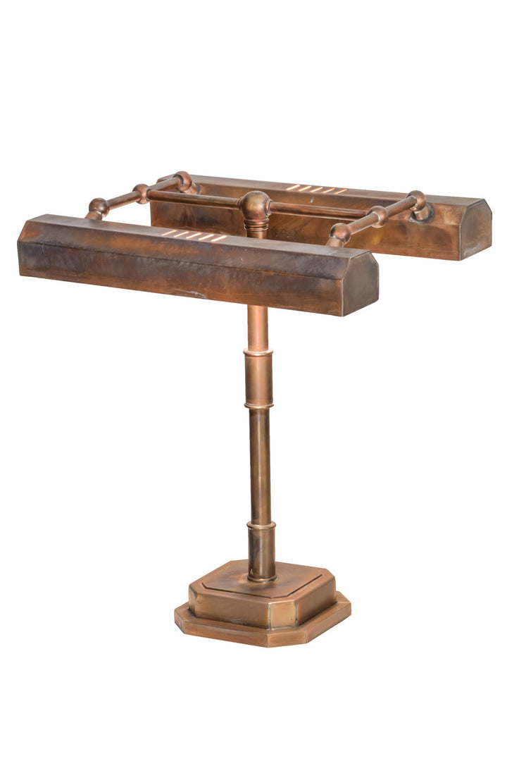 Meyda Tiffany Lighting 153255 Fargo Two Light Table Lamp Lamp Brass