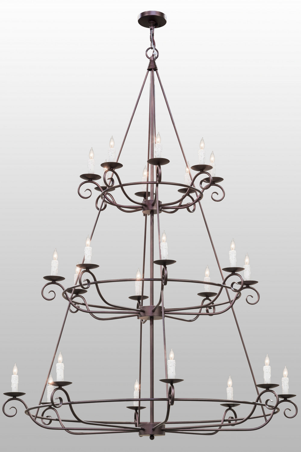 Meyda Tiffany Estrella 153264 Chandelier Light - Mahogany Bronze