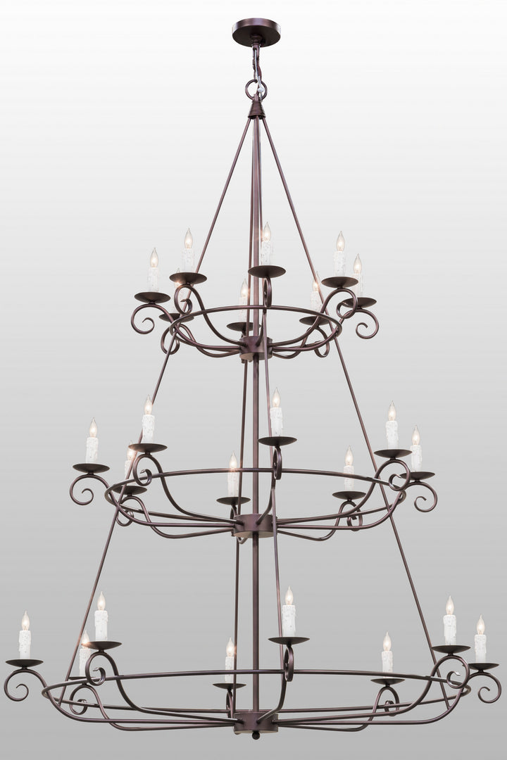 Meyda Tiffany Estrella 153264 Chandelier Light - Mahogany Bronze