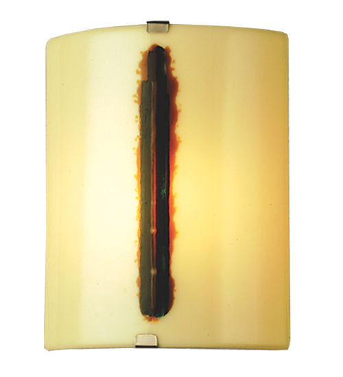 Meyda Tiffany Metro Fusion 66468 Wall Light - Beige/Blue,Green Streamers/Amber Frit