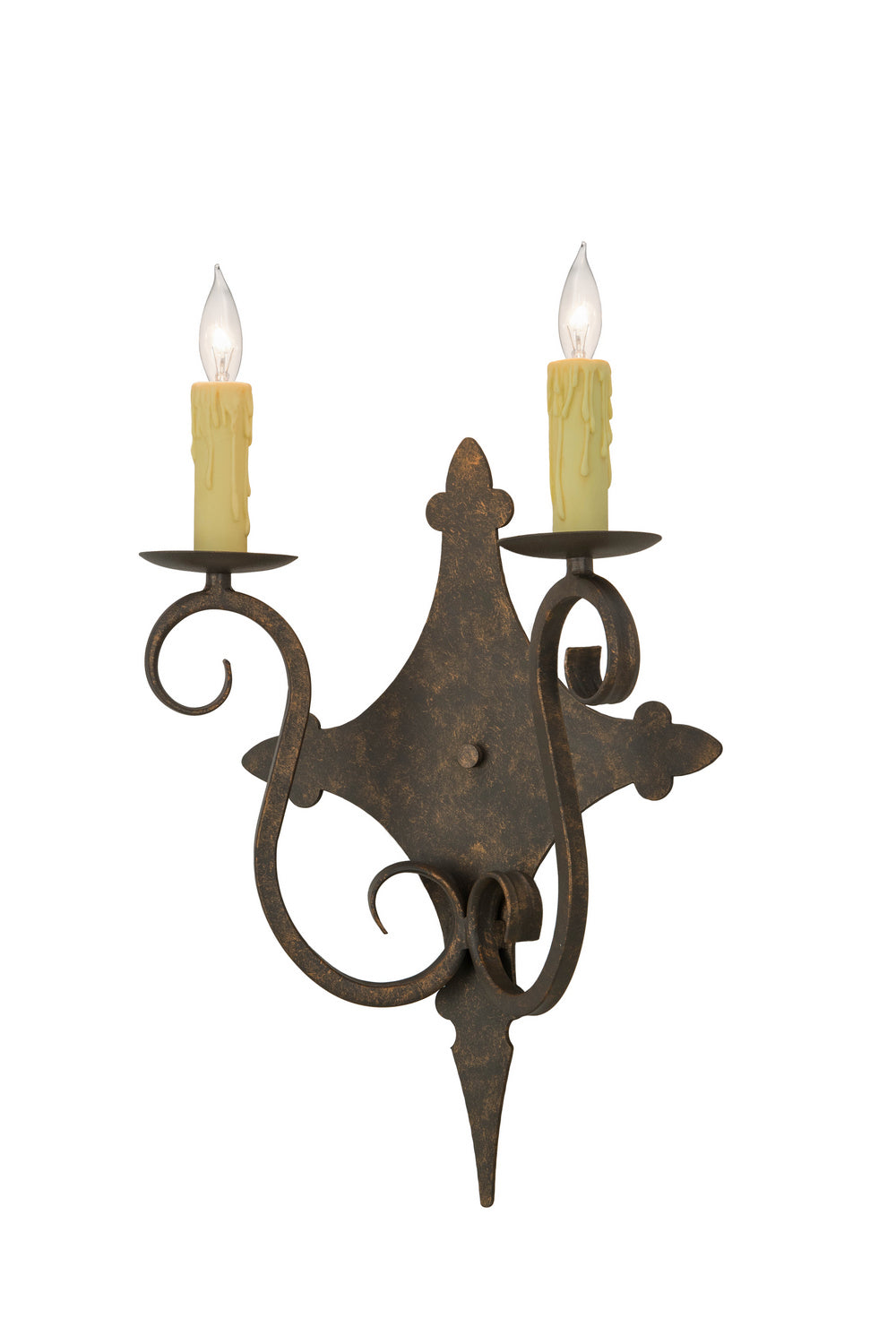 Meyda Tiffany Angelique 153385 Wall Light - Rust