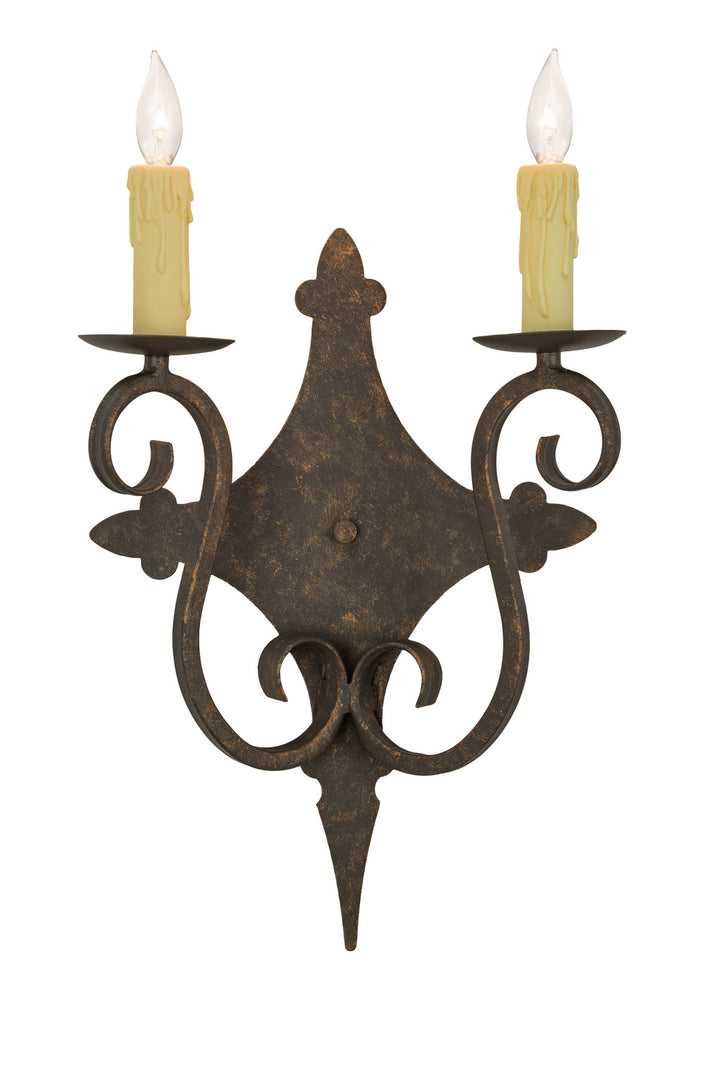 Meyda Tiffany Angelique 153385 Wall Light - Rust