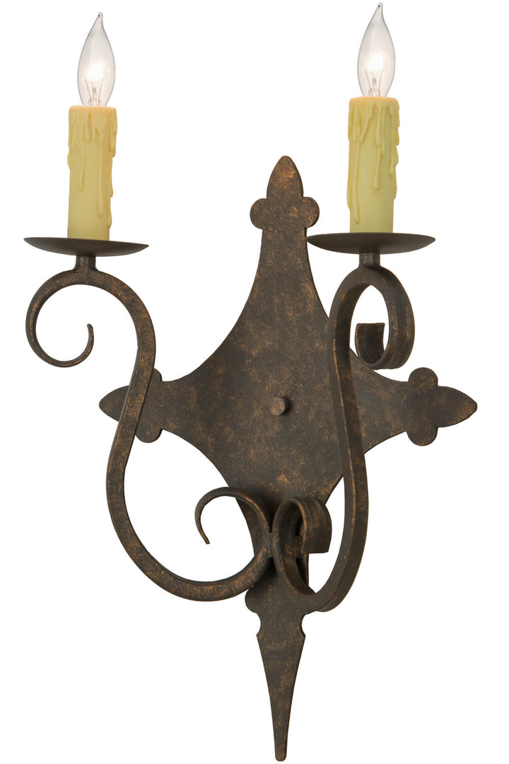 Meyda Tiffany Angelique 153385 Wall Light - Rust