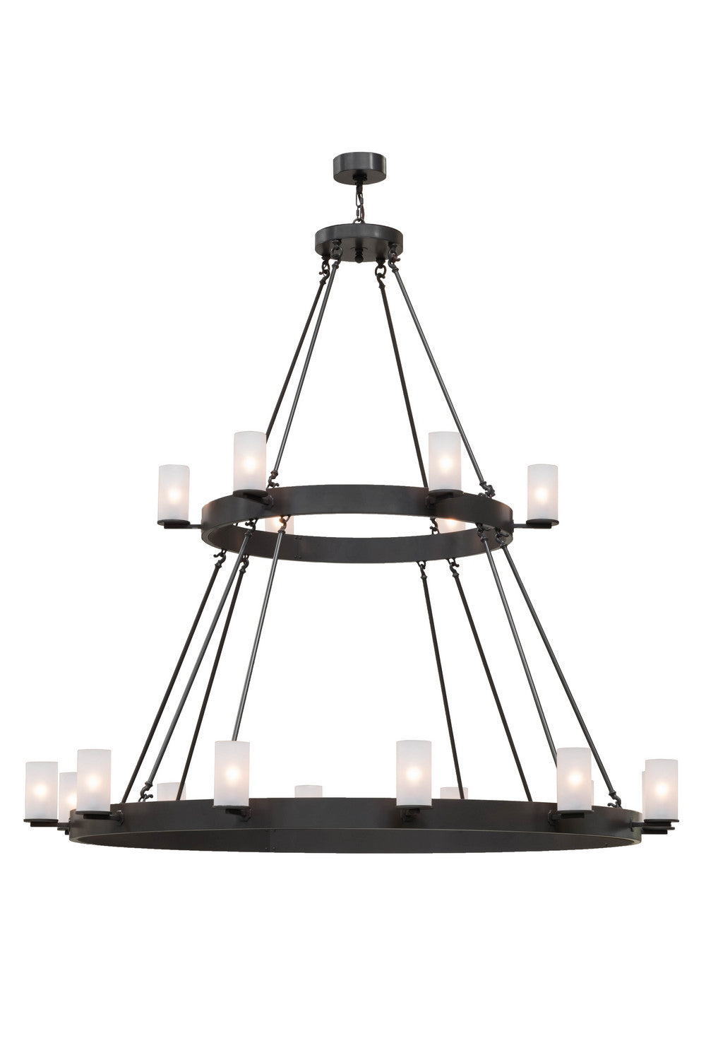 Meyda Tiffany Chappell 153502 Chandelier Light - Timeless Bronze