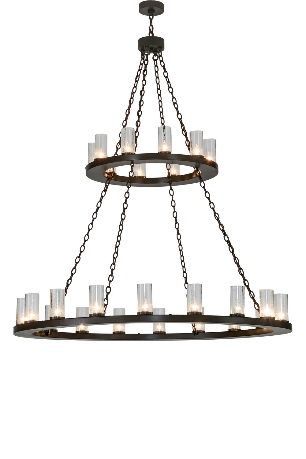 Meyda Tiffany Loxley 153513 Chandelier Light - Timeless Bronze